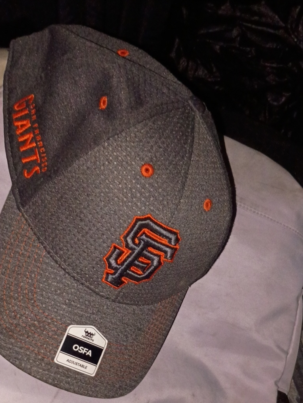 Genuine Merchandise Gray and Orange San Francisco Giants Hat